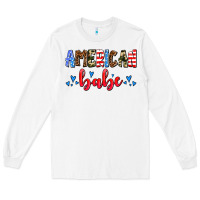 White American babe Long Sleeve Tee - AdoDesignShop