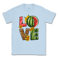 Dusty Blue love watermelon Classic Tee - HRA Design Shop