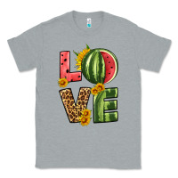 Heather Grey love watermelon Classic Tee - HRA Design Shop