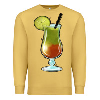 Antique Gold Margarita Glass Premium Sweatshirt - Jasminsmagicworld