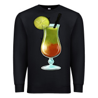 Black Margarita Glass Premium Sweatshirt - Jasminsmagicworld