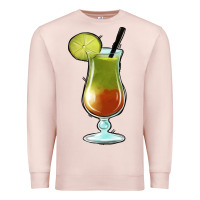 Pale Pink Margarita Glass Premium Sweatshirt - Jasminsmagicworld