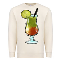 Sandshell Margarita Glass Premium Sweatshirt - Jasminsmagicworld