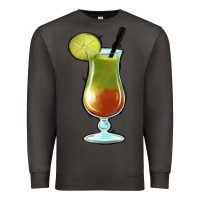 Smoke Margarita Glass Premium Sweatshirt - Jasminsmagicworld
