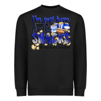 Black im just here for the snacks volleyball brother Heavyweight Sweatshirt - Zillion Design Studio