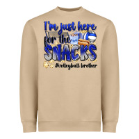 Mushroom im just here for the snacks volleyball brother Heavyweight Sweatshirt - Zillion Design Studio