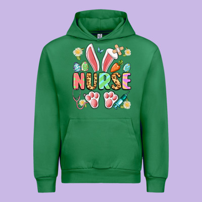 Easter Nurse Bunny Urban Hoodie Designed By Artiststas