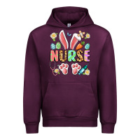 Mauve Wine easter nurse bunny Urban Hoodie - Artiststas