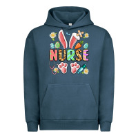 Pigment Midnight Navy easter nurse bunny Urban Hoodie - Artiststas
