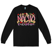 Black nacho valentine Long Sleeve Tee - RacoonDesign