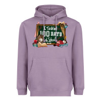 Lavender I tacked 100 days school Baseball Heavyweight Hoodie - NancyCooperArtShop