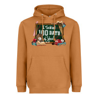 Meerkat I tacked 100 days school Baseball Heavyweight Hoodie - NancyCooperArtShop