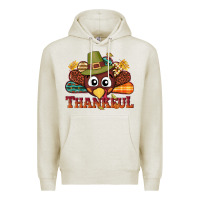 Western Thankful Thanksgiving Turkey Premium Hoodie | Teevron