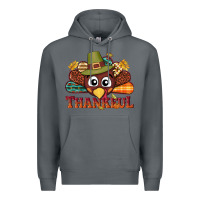 Rock western thankful thanksgiving turkey Premium Hoodie - NancyCooperArtShop