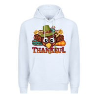 White western thankful thanksgiving turkey Premium Hoodie - NancyCooperArtShop