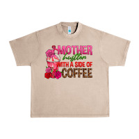 French Oak mother hustler wt a side of coffee Urban Heavy Tee - texasbilliewilder
