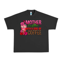 Pigment Black mother hustler wt a side of coffee Urban Heavy Tee - texasbilliewilder