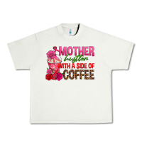 Pistachio mother hustler wt a side of coffee Urban Heavy Tee - texasbilliewilder