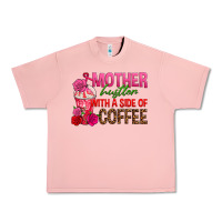 Salmon mother hustler wt a side of coffee Urban Heavy Tee - texasbilliewilder