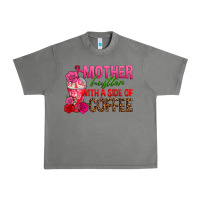Tornado mother hustler wt a side of coffee Urban Heavy Tee - texasbilliewilder