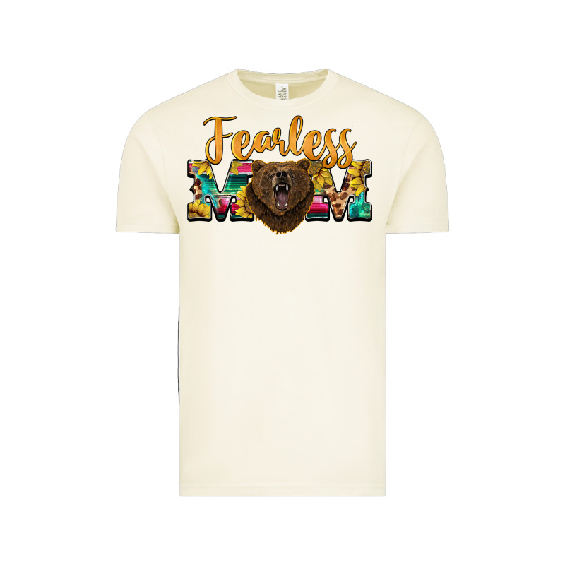 Fearless Mom Bear Vintage Tee by BarkalooDesign | Teevron