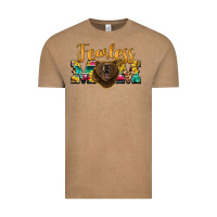 Vintage Coffee fearless mom bear Vintage Tee - BarkalooDesign