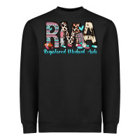 Black rma registered medical aide Heavyweight Sweatshirt - Zillion Design Studio
