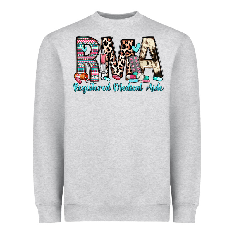 Rma Registered Medical Aide Heavyweight Sweatshirt by Zillion Design Studio | Teevron