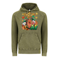 Vintage Olive festive af christmas black man sneakers Vintage Hoodie - RanaPortraitStore