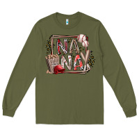 Army Green nana baseball Long Sleeve Tee - RacoonDesign