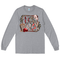Heather Grey nana baseball Long Sleeve Tee - RacoonDesign