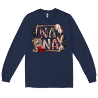 Navy nana baseball Long Sleeve Tee - RacoonDesign