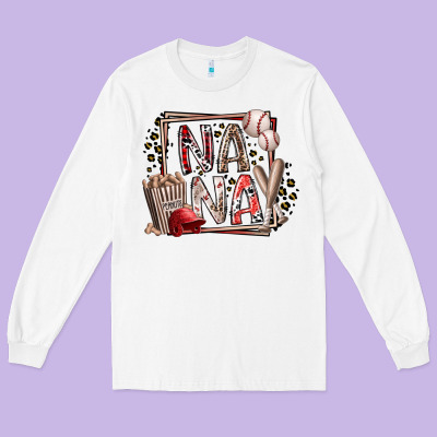 Nana Baseball Long Sleeve Tee Designed By Racoondesign