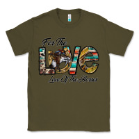 Army Green for the love love of the horses Classic Tee - CowhideDigitalArt