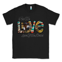 Black for the love love of the horses Classic Tee - CowhideDigitalArt
