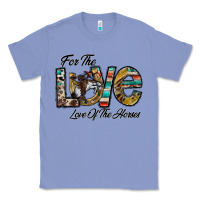 Colony Blue for the love love of the horses Classic Tee - CowhideDigitalArt