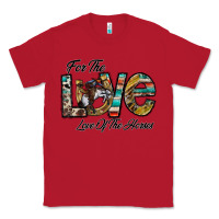 Red for the love love of the horses Classic Tee - CowhideDigitalArt