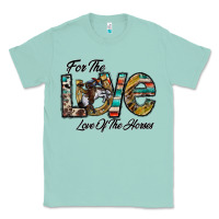 Seafoam for the love love of the horses Classic Tee - CowhideDigitalArt