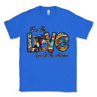 True Royal for the love love of the horses Classic Tee - CowhideDigitalArt