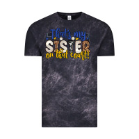 Cloud Black that s my sister on that court Vintage Tee - Zillion Design Studio