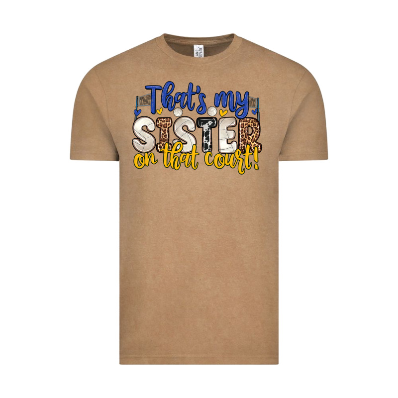 That S My Sister On That Court Vintage Tee by Zillion Design Studio | Teevron