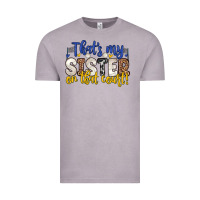Vintage Zinc that s my sister on that court Vintage Tee - Zillion Design Studio