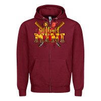 Burgundy softball mini Zipper Hoodie - AdoDesignShop