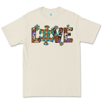 Bone love autism awareness leopard cowhide Premium Tee - Artiststas