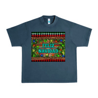 Midnight Navy feliz navidad Urban Heavy Tee - RanaPortraitStore