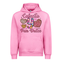 Fuchsia Pink cafecito y pan dulce Urban Hoodie - Artiststas