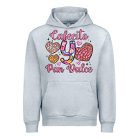 Heather Grey cafecito y pan dulce Urban Hoodie - Artiststas