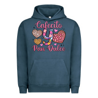 Pigment Midnight Navy cafecito y pan dulce Urban Hoodie - Artiststas