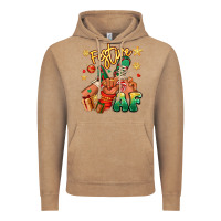 Vintage Coffee festive af christmas black kid sneakers Vintage Hoodie - RanaPortraitStore