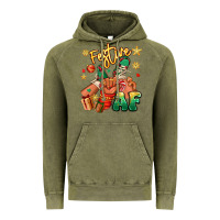Vintage Olive festive af christmas black kid sneakers Vintage Hoodie - RanaPortraitStore